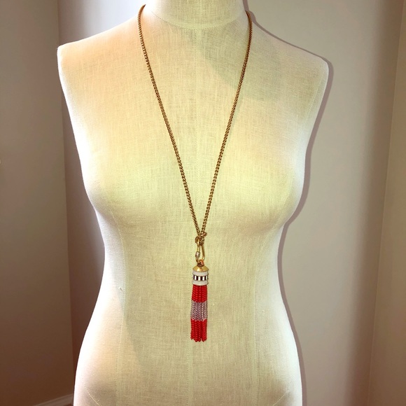 Stella & Dot Jewelry - Stella & Dot Beaded Tassel Necklace